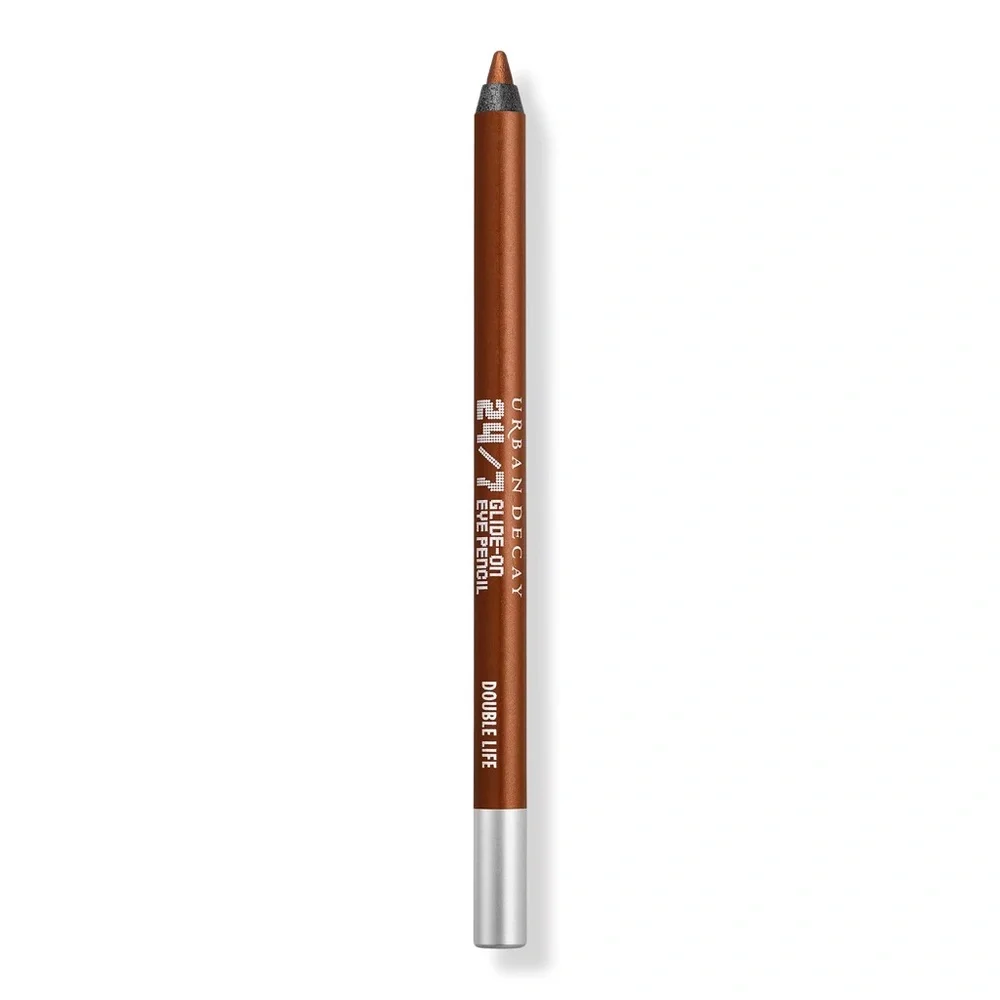 URBAN DECAY 24/7 Glide-On Waterproof Eyeliner Pencil Double Life Red Brown NEW